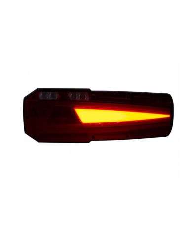 Piloto trasero LED con triangulo Mavic 7 Funciones con luz reflectante y luz de galibo lateral IA SM1 F1 AR 2a S1 R1