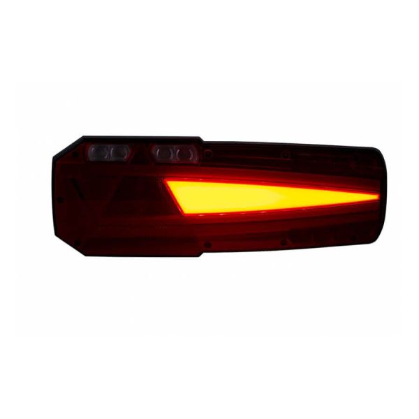 Piloto trasero LED con triangulo Mavic 7 Funciones con luz reflectante y luz de galibo lateral IA SM1 F1 AR 2a S1 R1