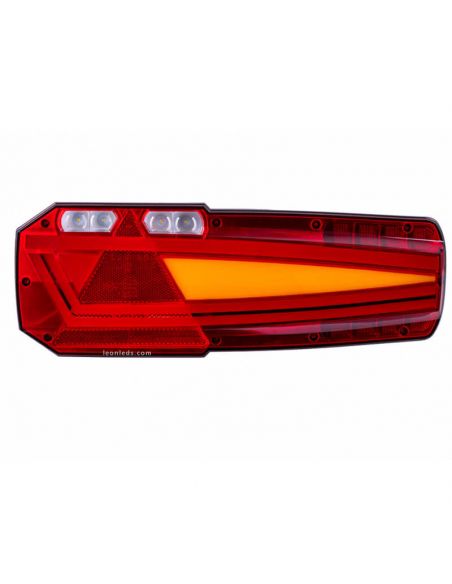 Lanterna traseira triangular LED Mavic de 7 funções com luz refletiva e luz de marcação lateral IA SM1 F1 AR 2a S1 R1