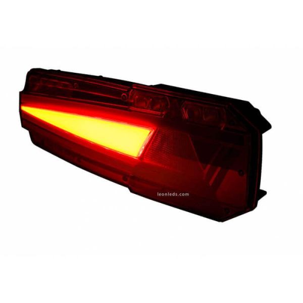 Lanterna traseira triangular LED Mavic de 7 funções com luz refletiva e luz de marcação lateral IA SM1 F1 AR 2a S1 R1