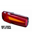 Piloto trasero LED con triangulo Mavic 7 Funciones con luz reflectante y luz de galibo lateral IA SM1 F1 AR 2a S1 R1