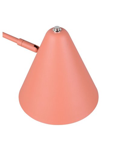 Lampe de table COSIMA, abat-jour réglable, ampoule non incluse 1x E14 max. 10W IP20 Orange