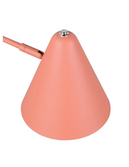 Candeeiro de mesa COSIMA, abajur ajustável, lâmpada excl. 1x E14 máx. 10W IP20 Laranja