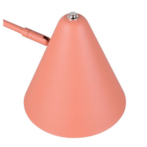 Candeeiro de mesa COSIMA, abajur ajustável, lâmpada excl. 1x E14 máx. 10W IP20 Laranja