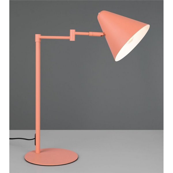 Lámpara de sobremesa COSIMA, pantalla orientable, bombilla excl. 1x E14 max. 10W IP20 Naranja