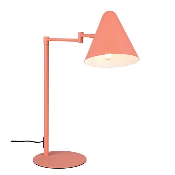 Lampe de table COSIMA, abat-jour réglable, ampoule non incluse 1x E14 max. 10W IP20 Orange