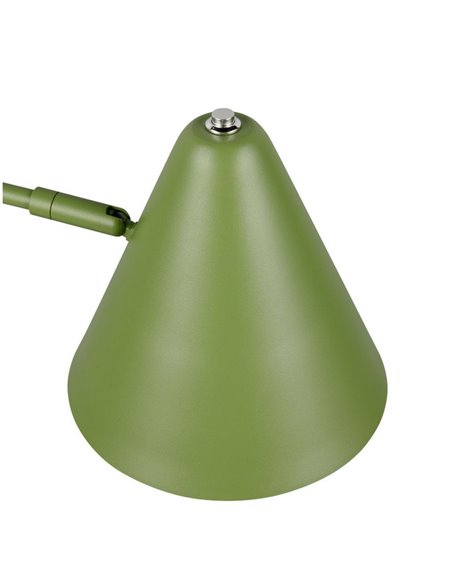 Lámpara de mesa metálica COSIMA bombilla excl. 1x E14 max. 10W IP20 Verde