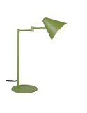 Lampe de table en métal COSIMA, ampoule non incluse. 1x E14 max. 10W, IP20 Vert