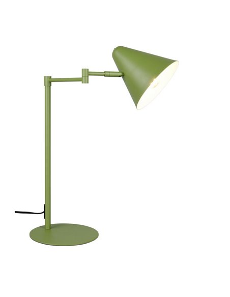 Lámpara de mesa metálica COSIMA bombilla excl. 1x E14 max. 10W IP20 Verde