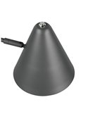 Lámpara de sobremesa COSIMA, pantalla orientable, bombilla excl. 1x E14 max. 10W IP20 Antracita