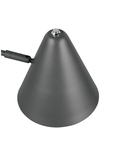 Lámpara de sobremesa COSIMA, pantalla orientable, bombilla excl. 1x E14 max. 10W IP20 Antracita
