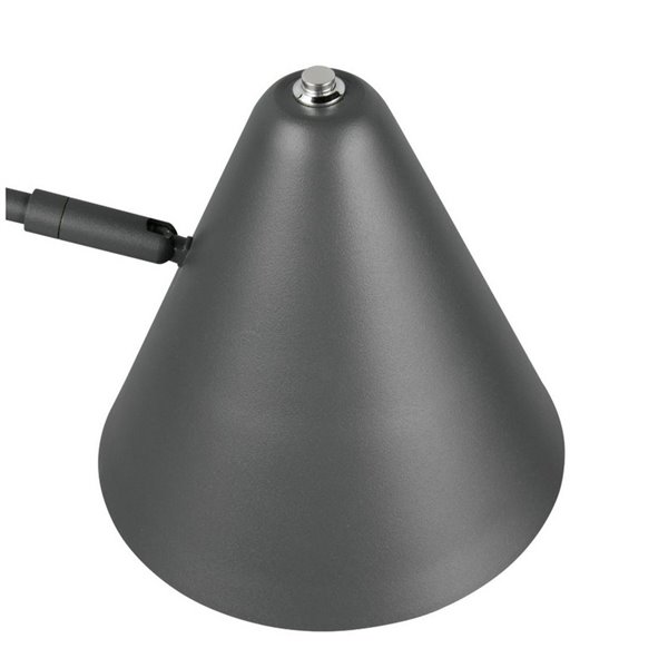 Lámpara de sobremesa COSIMA, pantalla orientable, bombilla excl. 1x E14 max. 10W IP20 Antracita