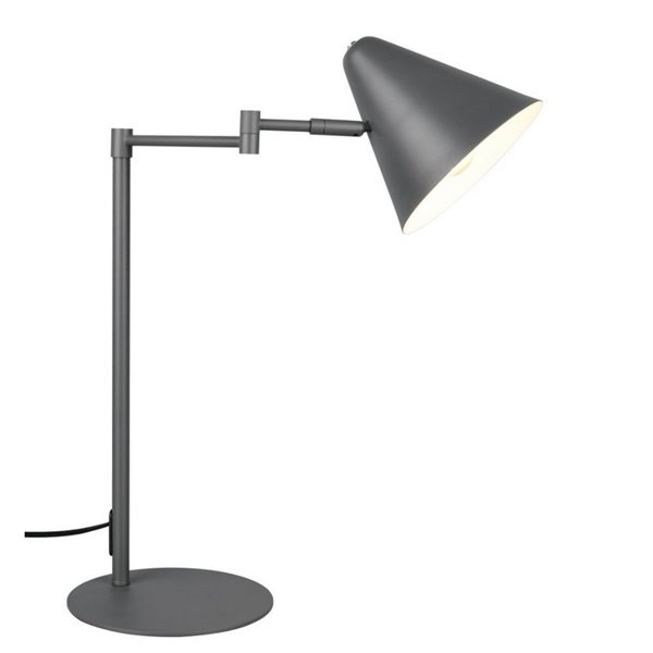 Lámpara de sobremesa COSIMA, pantalla orientable, bombilla excl. 1x E14 max. 10W IP20 Antracita