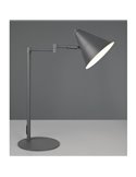 Lámpara de sobremesa COSIMA, pantalla orientable, bombilla excl. 1x E14 max. 10W IP20 Antracita
