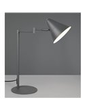 Lámpara de sobremesa COSIMA, pantalla orientable, bombilla excl. 1x E14 max. 10W IP20 Antracita