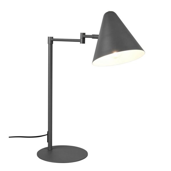 Lámpara de sobremesa COSIMA, pantalla orientable, bombilla excl. 1x E14 max. 10W IP20 Antracita