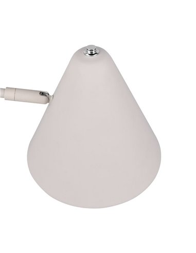 Lámpara de sobremesa COSIMA, pantalla orientable, bombilla excl. 1x E14 max. 10W IP20 Gris