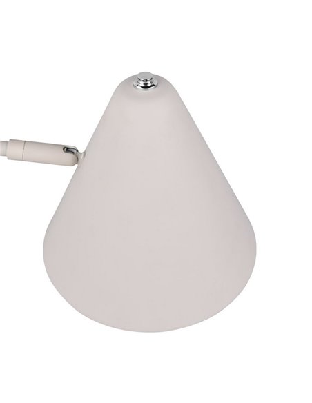Lámpara de sobremesa COSIMA, pantalla orientable, bombilla excl. 1x E14 max. 10W IP20 Gris