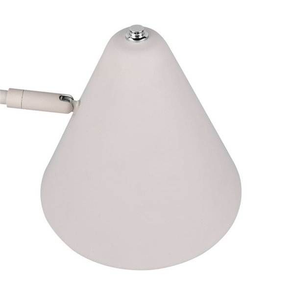Lampe de table COSIMA, abat-jour réglable, ampoule non incluse : 1 x E14 max. 10 W IP20 Gris