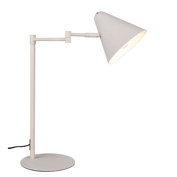 Lámpara de sobremesa COSIMA, pantalla orientable, bombilla excl. 1x E14 max. 10W IP20 Gris