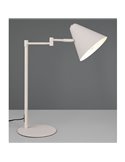 Lámpara de sobremesa COSIMA, pantalla orientable, bombilla excl. 1x E14 max. 10W IP20 Gris