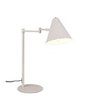 Lámpara de sobremesa COSIMA, pantalla orientable, bombilla excl. 1x E14 max. 10W IP20 Gris