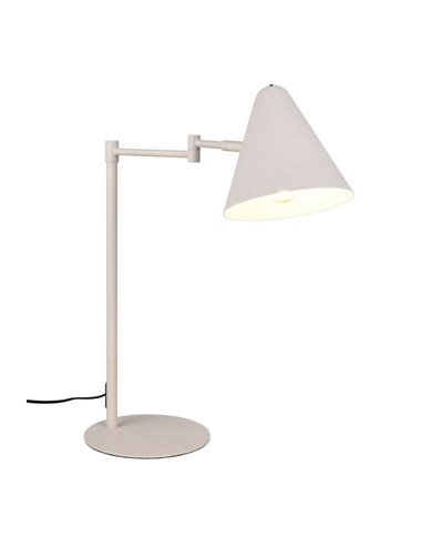 Lámpara de sobremesa COSIMA, pantalla orientable, bombilla excl. 1x E14 max. 10W IP20 Gris