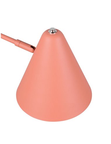 Aplique de pared COSIMA metálico, pantalla orientable, bombilla excl. 1x E14 max. 10W IP20 Naranja