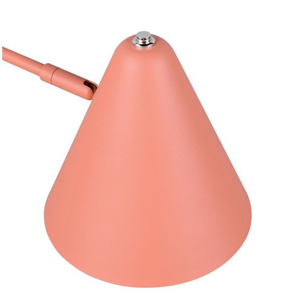 Aplique de pared COSIMA metálico, pantalla orientable, bombilla excl. 1x E14 max. 10W IP20 Naranja