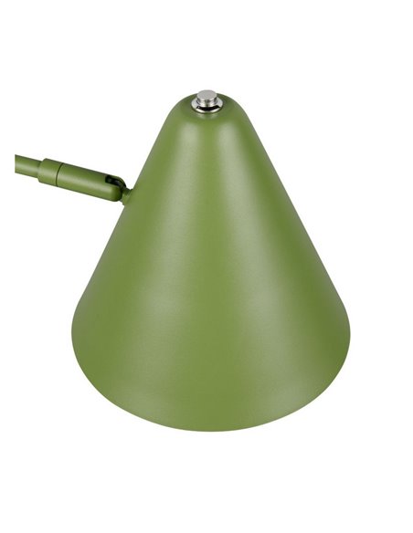 Applique COSIMA, avec interrupteur sur cordon, ampoule non incluse : 1 x E14 max. 10 W, IP20, verte