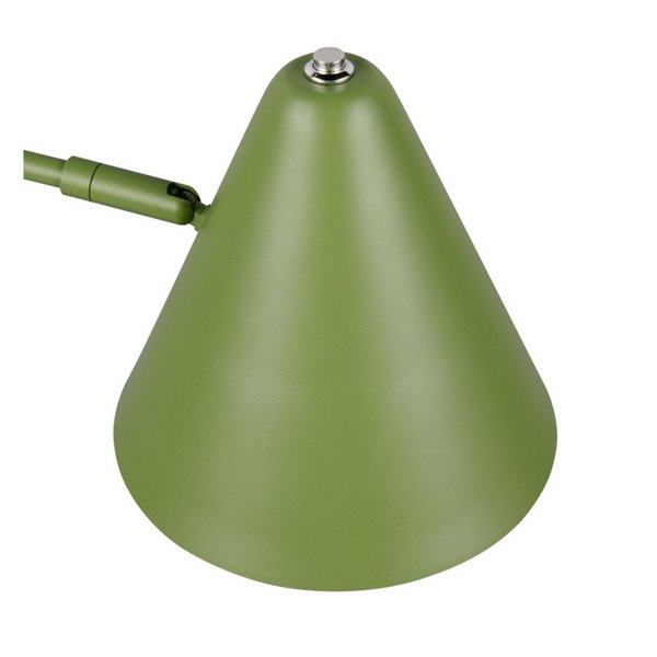 Applique COSIMA, avec interrupteur sur cordon, ampoule non incluse : 1 x E14 max. 10 W, IP20, verte