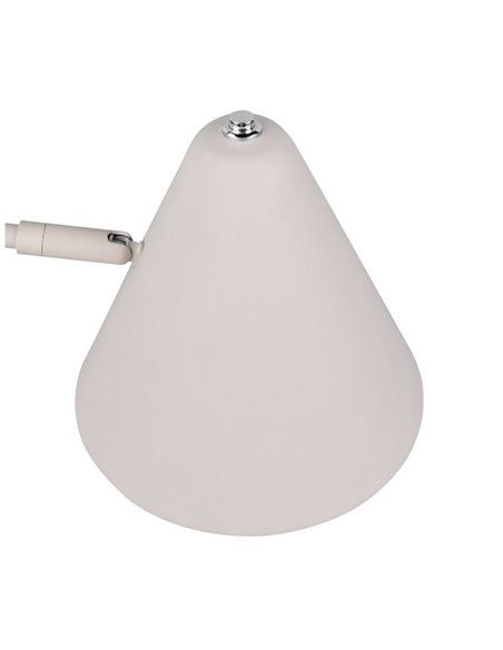 Aplique orientable COSIMA para pared bombilla excl. 1x E14 max. 10W IP20 Gris