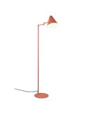 Luminária de chão COSIMA, 126,5 cm de altura, abajur ajustável, lâmpada excluindo 1 x E14, máx. 10 W, IP20, laranja