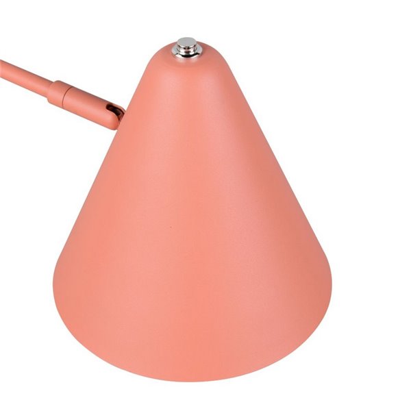 Lampadaire COSIMA, hauteur 126,5 cm, abat-jour réglable, ampoule non incluse : 1 x E14, max. 10 W, IP20, orange