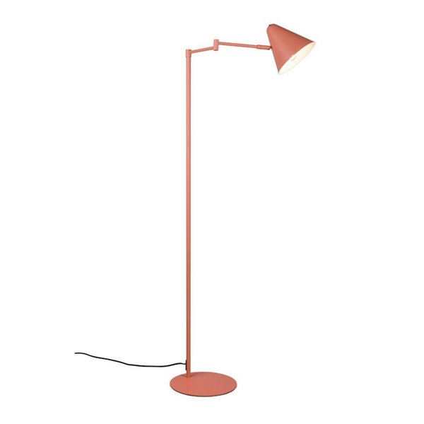 Lámpara de pie COSIMA 126,5cm altura, pantalla orientable, bombilla excl. 1x E14 max. 10W IP20 Naranja