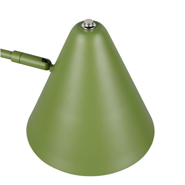 Lámpara de pie con pantalla orientable COSIMA, 126,5cm altura, bombilla excl. 1x E14 max. 10W IP20 Verde