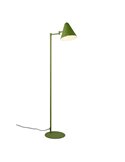 Lámpara de pie con pantalla orientable COSIMA, 126,5cm altura, bombilla excl. 1x E14 max. 10W IP20 Verde