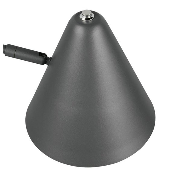 Lámpara de pie COSIMA 126,5cm altura, pantalla orientable, bombilla excl. 1x E14 max. 10W IP20 Antracita