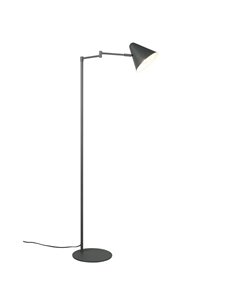 Luminária de pé COSIMA 126,5 cm de altura, tela orientável, lâmpada excl. 1x E14 máx. 10 W IP20 Antracite