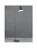 Lámpara de pie COSIMA 126,5cm altura, pantalla orientable, bombilla excl. 1x E14 max. 10W IP20 Antracita