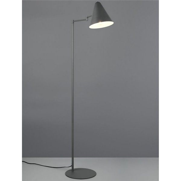 Lámpara de pie COSIMA 126,5cm altura, pantalla orientable, bombilla excl. 1x E14 max. 10W IP20 Antracita