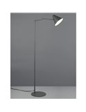 Lámpara de pie COSIMA 126,5cm altura, pantalla orientable, bombilla excl. 1x E14 max. 10W IP20 Antracita