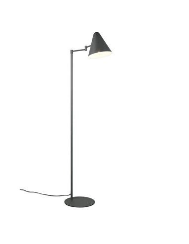 Lampadaire COSIMA hauteur 126,5 cm, écran orientable, ampoule exclue 1x E14 max. 10W IP20 Anthracite