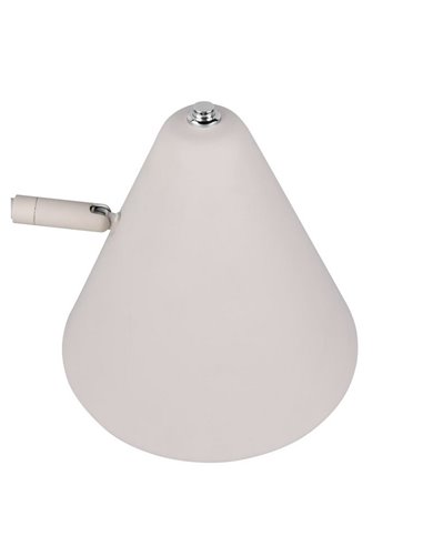 Lampadaire COSIMA avec abat-jour réglable, hauteur 126,5 cm, ampoule non incluse : 1 x E14 max. 10 W IP20 Gris