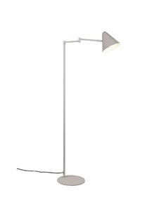 Lampadaire COSIMA avec abat-jour réglable, hauteur 126,5 cm, ampoule non incluse : 1 x E14 max. 10 W IP20 Gris