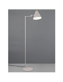 Lampadaire COSIMA avec abat-jour réglable, hauteur 126,5 cm, ampoule non incluse : 1 x E14 max. 10 W IP20 Gris