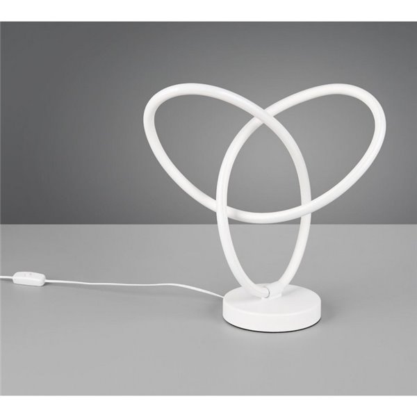 Lámpara de sobremesa LED LANDO 8W 850lm, blanco natural 4000K IP20 Blanco