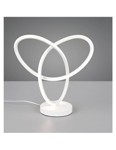 Lámpara de sobremesa LED LANDO 8W 850lm, blanco natural 4000K IP20 Blanco