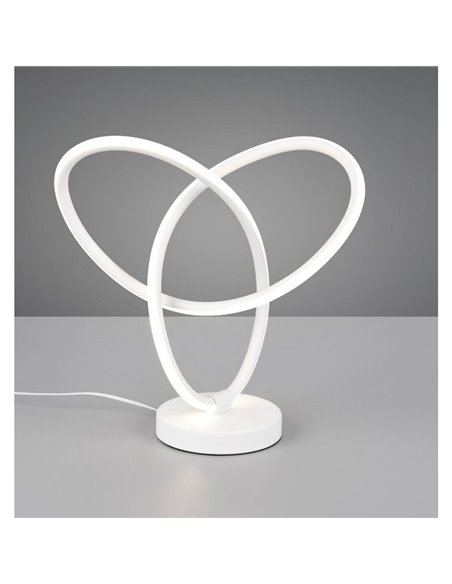 Lámpara de sobremesa LED LANDO 8W 850lm, blanco natural 4000K IP20 Blanco