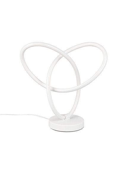 Lámpara de sobremesa LED LANDO 8W 850lm, blanco natural 4000K IP20 Blanco